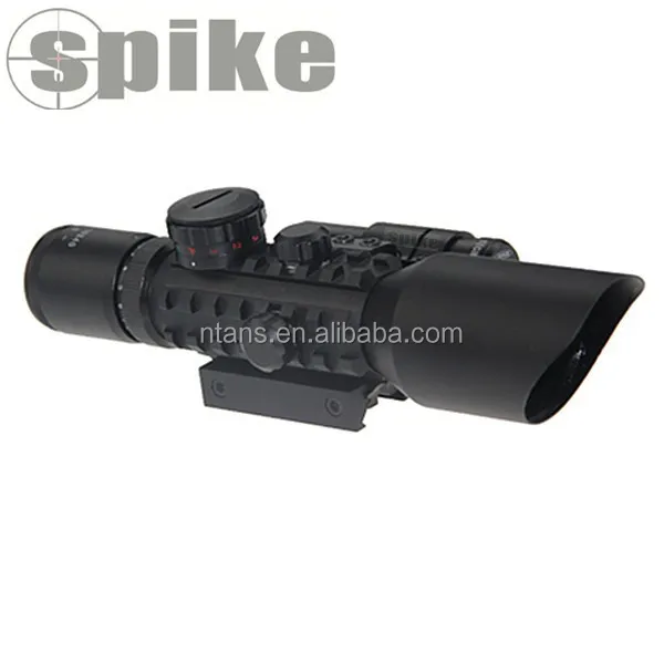 SPIKE  Optics Scopes 3-10X42 with Red Pointer Laser Scopes Sight