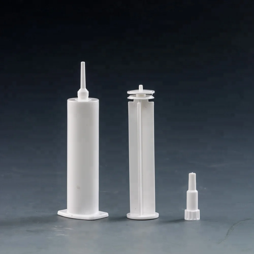 long tip 10ml plastic medical ointment syringe sample free injector with cap for packaging injection cow masititis medicine