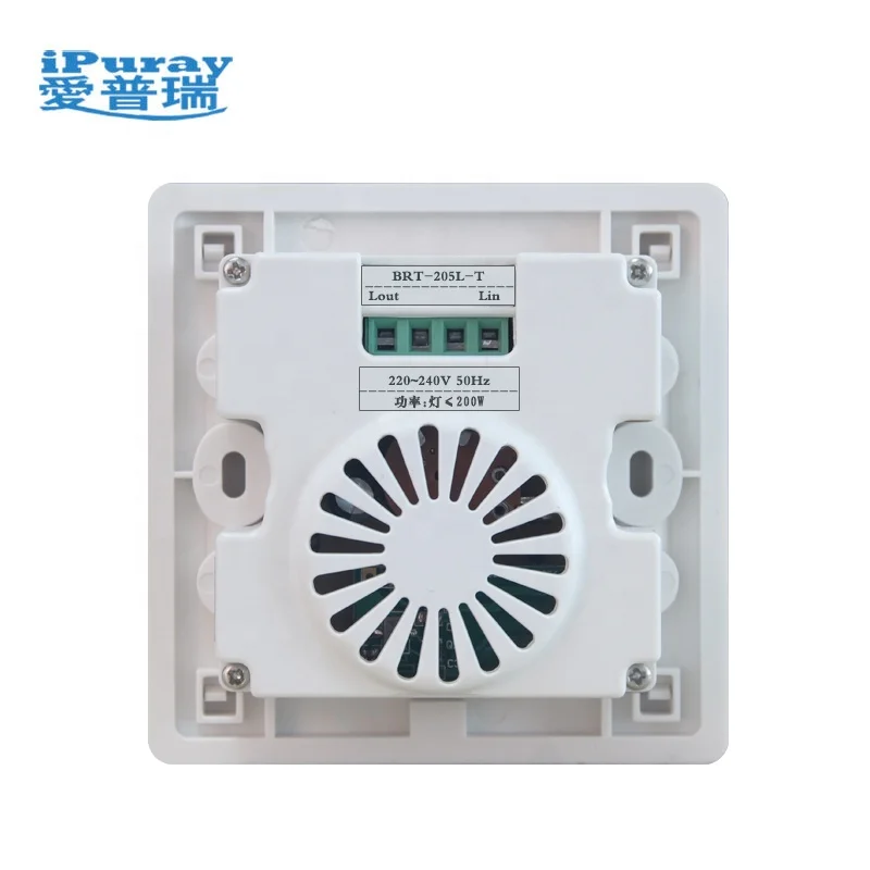 Smart EU Standard 220V PIR Motion Sensor Delay off Light Switch