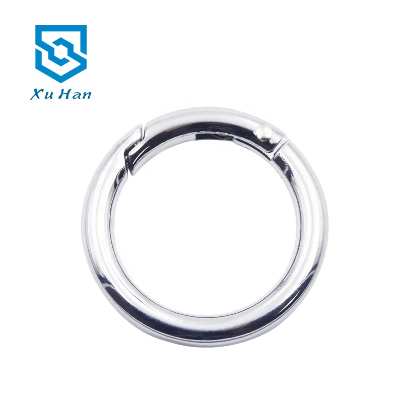 Factory direct sale, hot selling high quality metal spring gate o ring for handbags