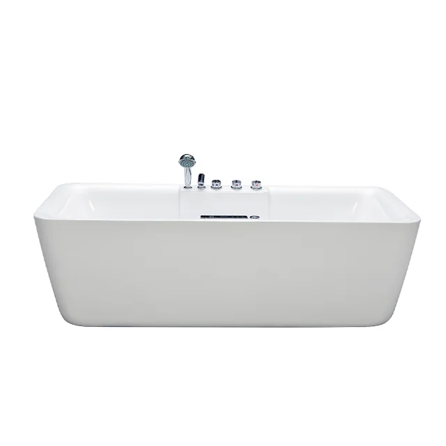 Massage Bathtub with Jacuzzy Heater Air Bubble Pump