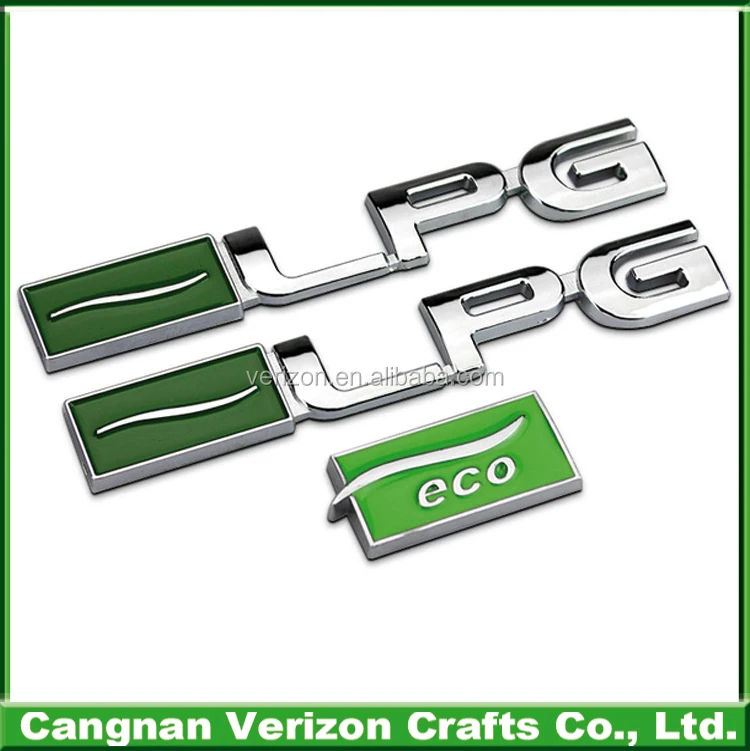 ABS plating Chrome badge car emblems and chrome car emblems with strong 3M sticker for car logo