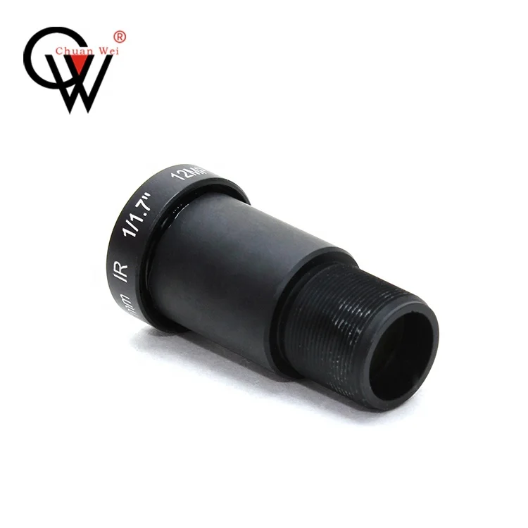 High Quality 4k lens 8mm M12 Mount 12MP CCTV Board Lens