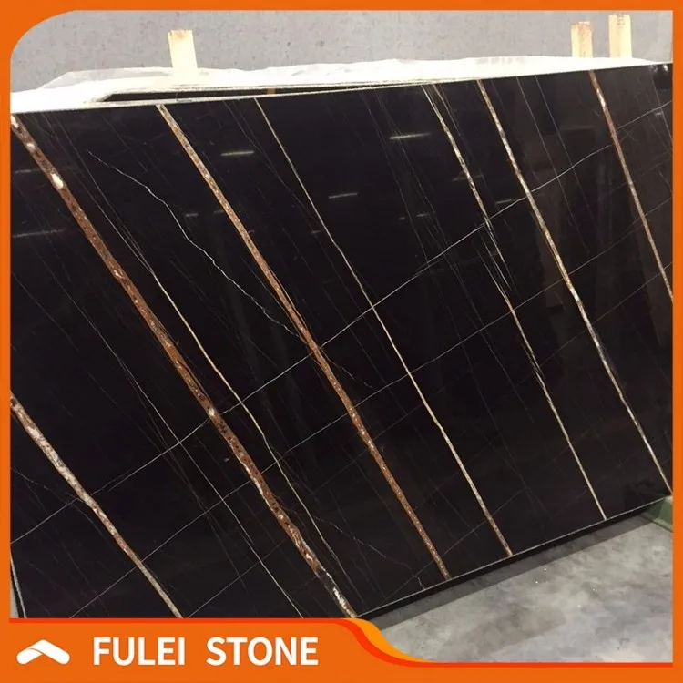 Top quality cheap black sahara noir price of marble in tunisia