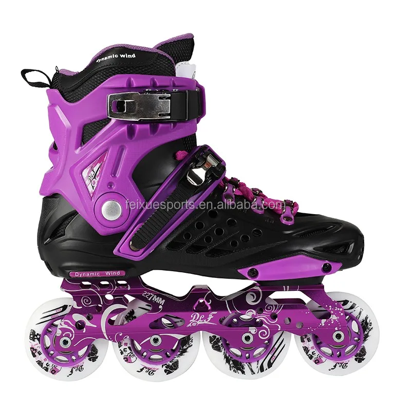 customize  black gold patines inline skates four wheels roller skate shoes for adults kids