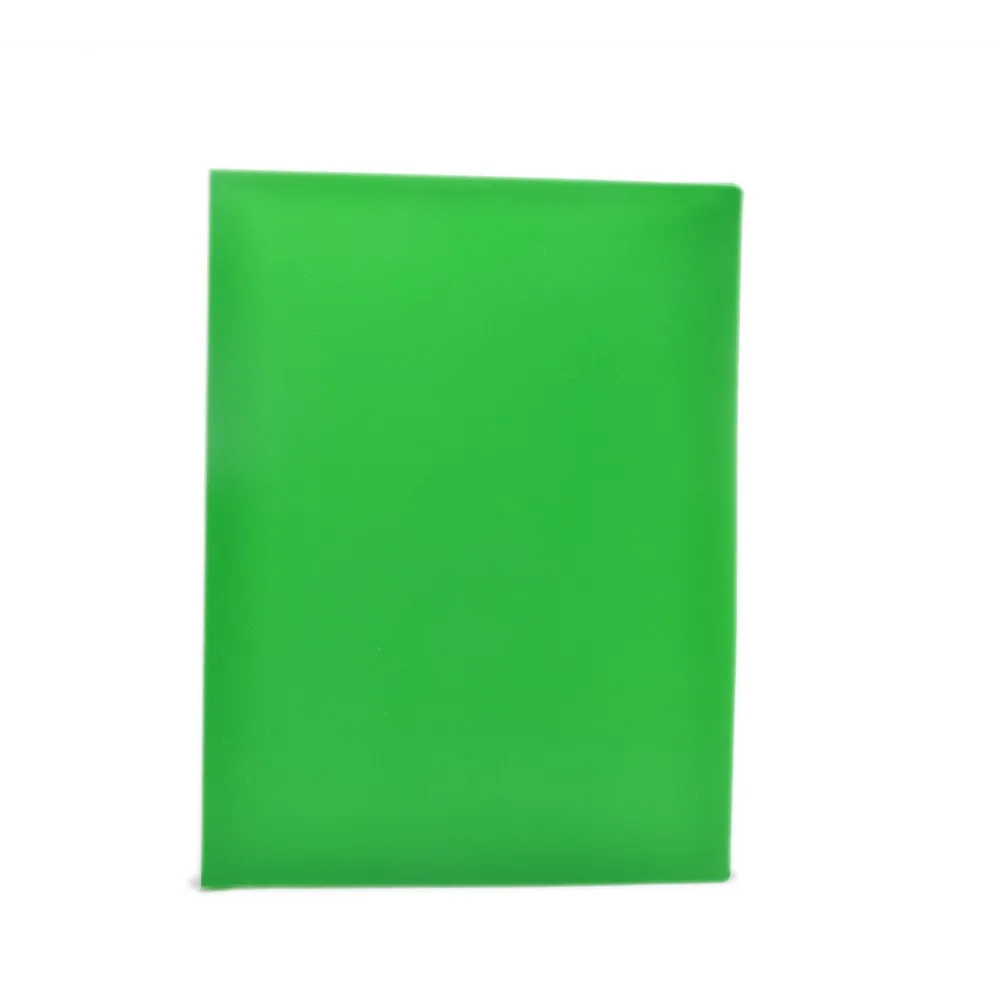 
green pvc pp portfolio cover sleeve bags 
