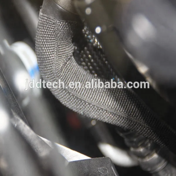 Halogen Free Heat shrinkable braided sleeving/heat shrink braided insulated sleeve/heat shrink textile tubing