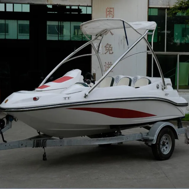 Popular water leisure small fiberglass fishing boat with reasonable price