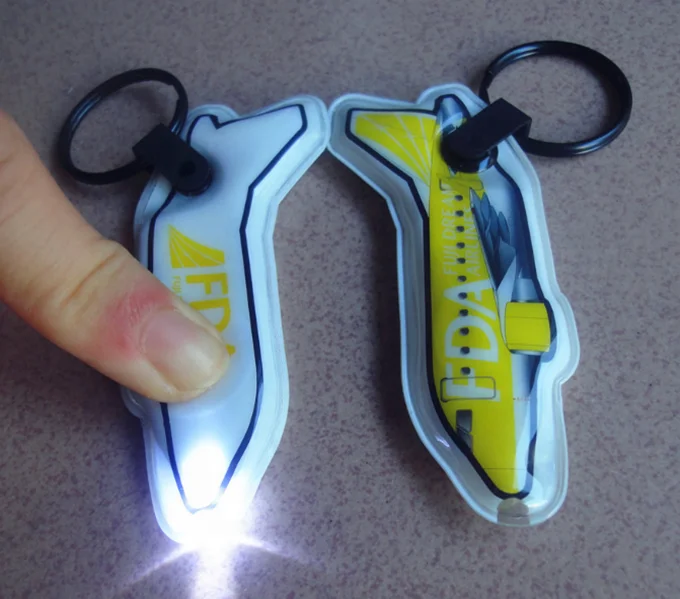 Souvenir Gifts Pvc LED Keychain Light,Custom Promotion Product,Wholesale Cheap Keychain