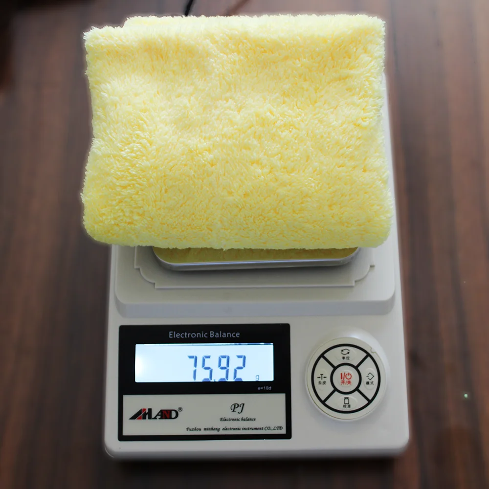 Premium 380gsm Edgeless Microfiber Cloth Car Cleaning Cloth Towel