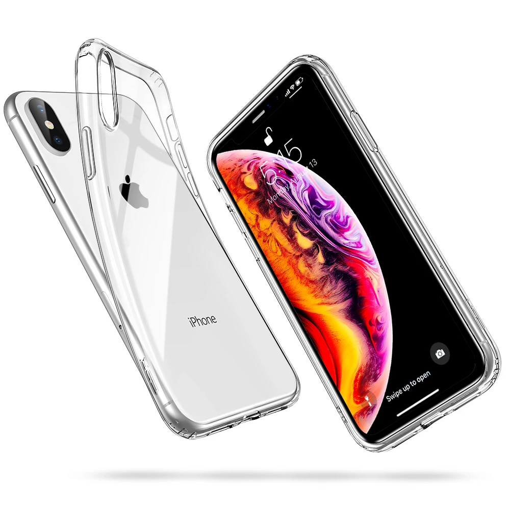 
ESR Crystal Clear Slim Soft Flexible TPU Cover For iPhone 6.5inch case for iPhone Xs max 