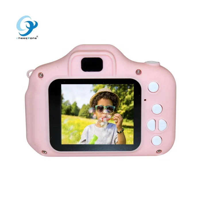 CT-P10X portable kids toy selfie dual camera birthday gift kids camera console