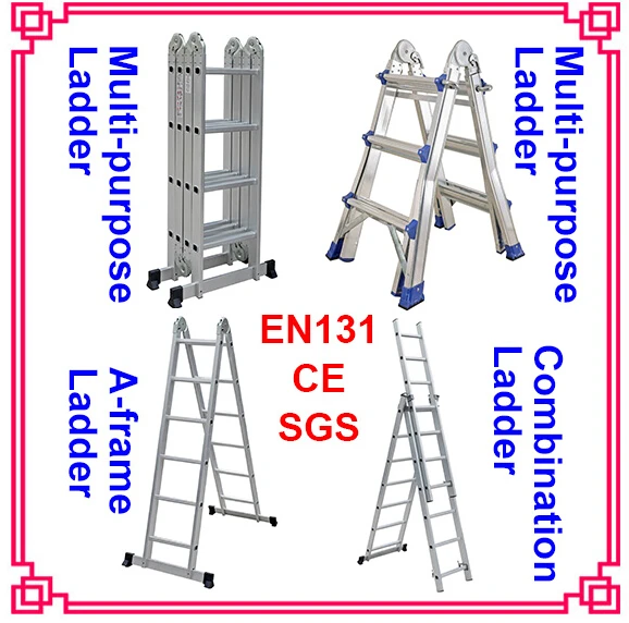 Aluminium Lightweight Collapsible Folding Step Ladder