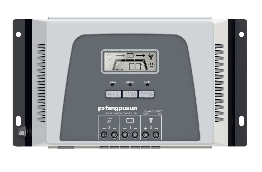 New 2019 12V 24V  30A 50A MPPT fangpusun solar power regulator charge controller