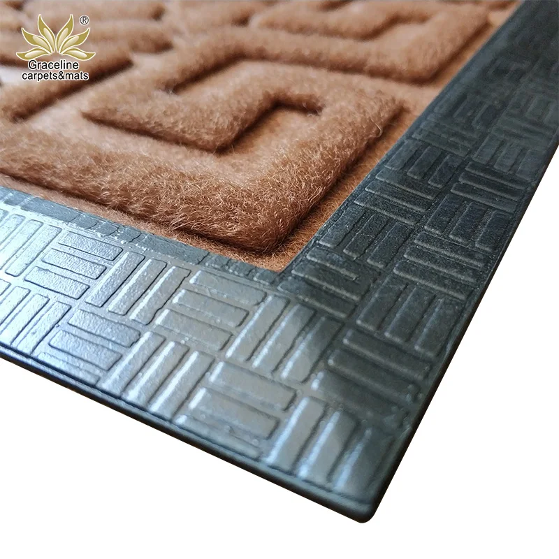3D 40x60 Waterproof Floor Rubber Backed door mats