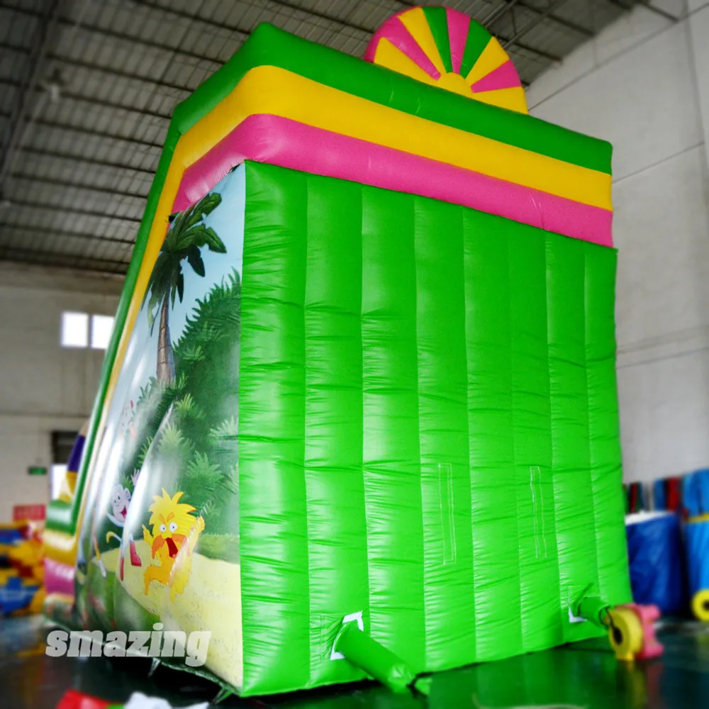 fun inflatable  dry slide giant inflatable  slide for adult