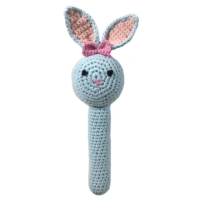 Детские игрушки ручной работы из хлопка, детские игрушки-погремушки с крючком