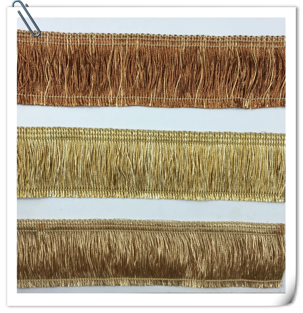 Wholesale House Quality Tassel Machine 5cm width cushion brush fringe