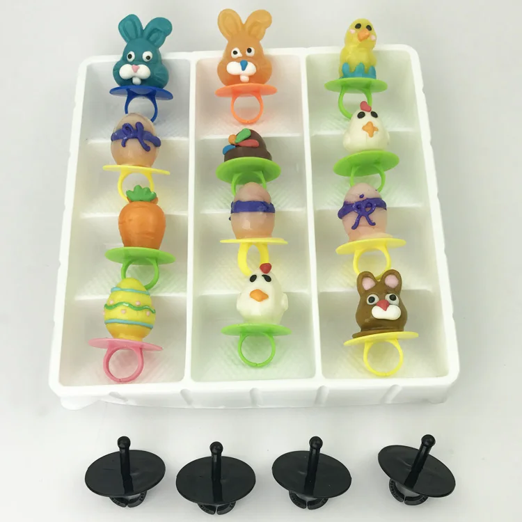 Quanzhou Food Grade Candy Baby Pacifiers Ring Lollipop Plastic Rings Bulk Base For Candy