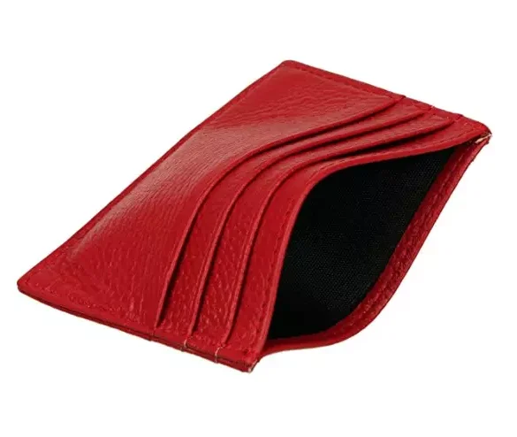 
Hot Selling Genuine leather Super Thin Compact Wallet Credit Card Holder 