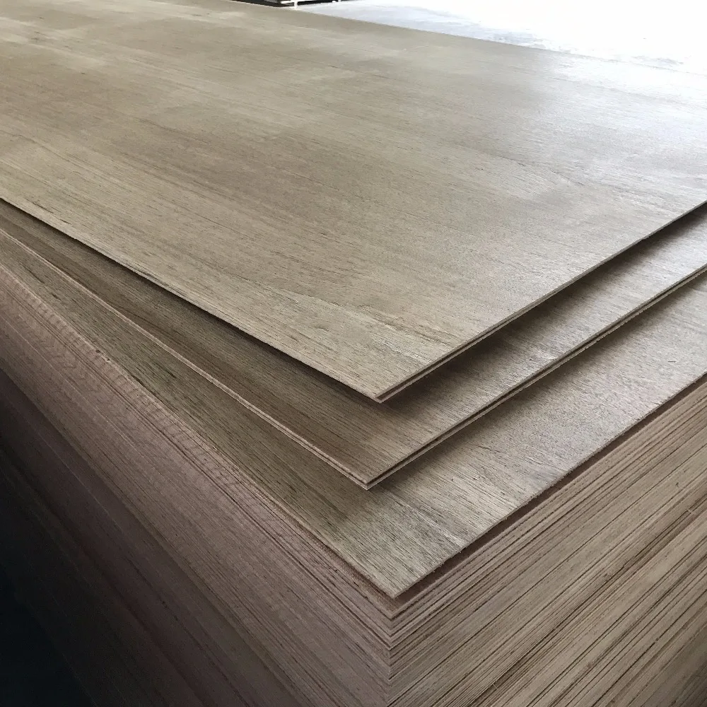 4x8 Natural Teak veneer laminated plywood for india market