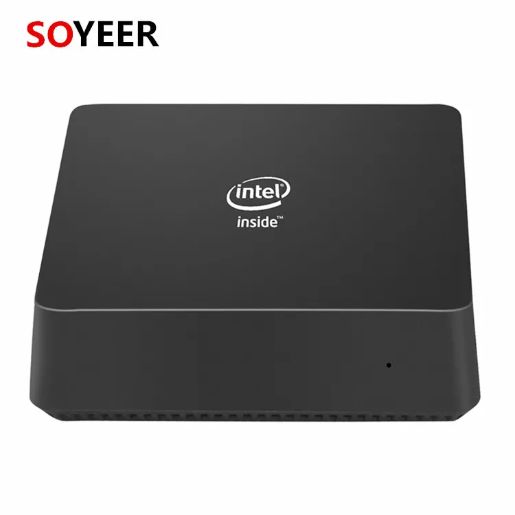 SOYEER популярный мини-ПК AK5 Intel N3350 J3455 4 + 64 ГБ для Windows 10 мини-ПК с linux для обучения бизнеса