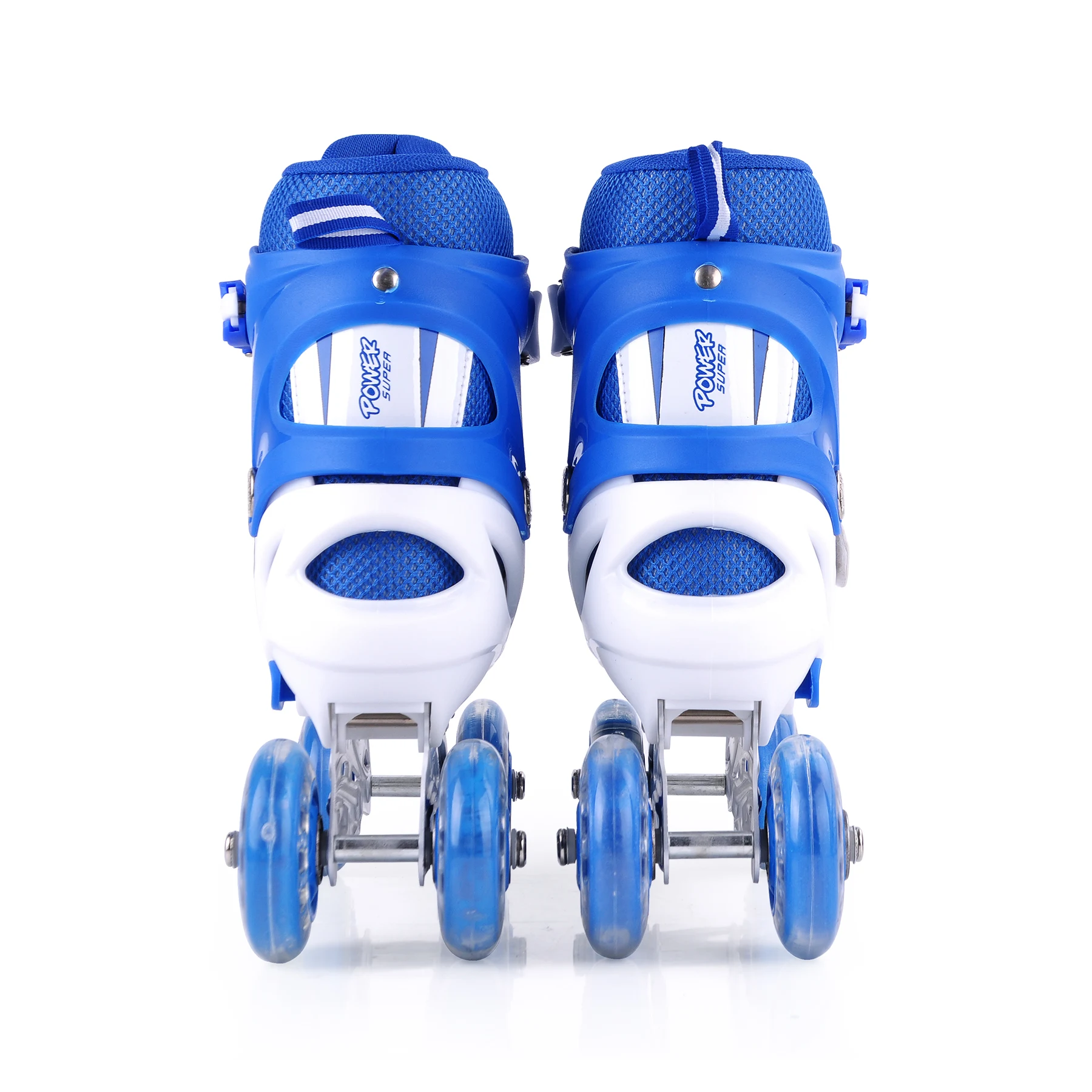 PAPAISON PU/PVC 4 wheels roller skates adjustable roller inline skate speed skate shoes