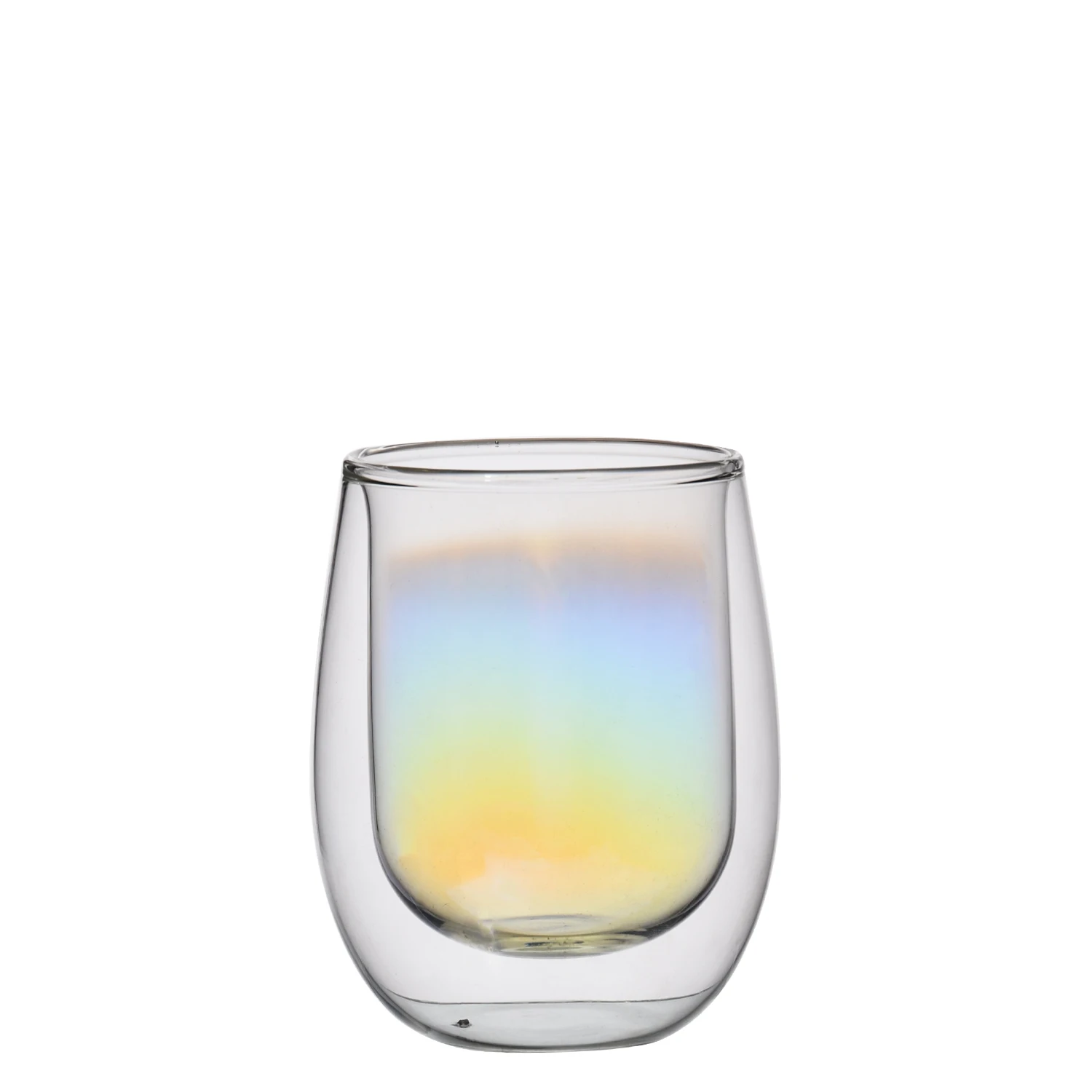 samyo decorative eco-friendly hand-made Double Wall wine glass