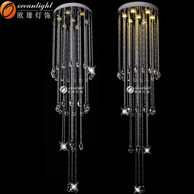 латуни вышитый бисером люстра, кристаллический части для люстр om9100