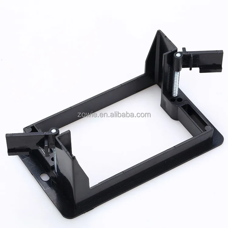 1-Gang Old Work Low Voltage Mounting Bracket  for Telephone Wire  Coaxial Cable  HDMI/HDTV Cable  Speaker Wire  Networking