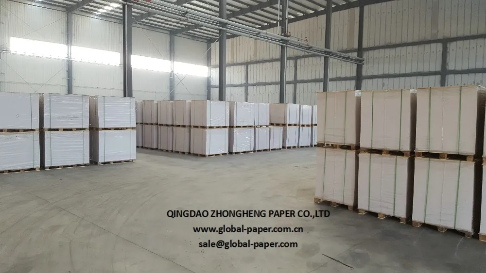 White card board/Cartulina triplex 170gsm