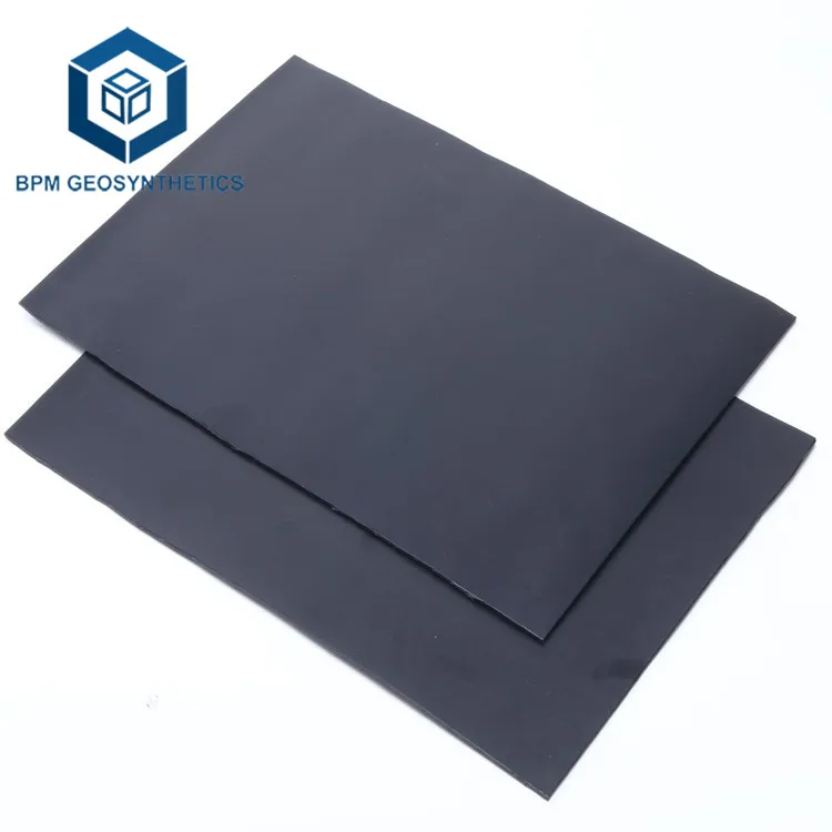 HDPE Lining 1000 micron Plastic Geo-membrane Geomembrane GM13 Fish Pond Liners in Kenya