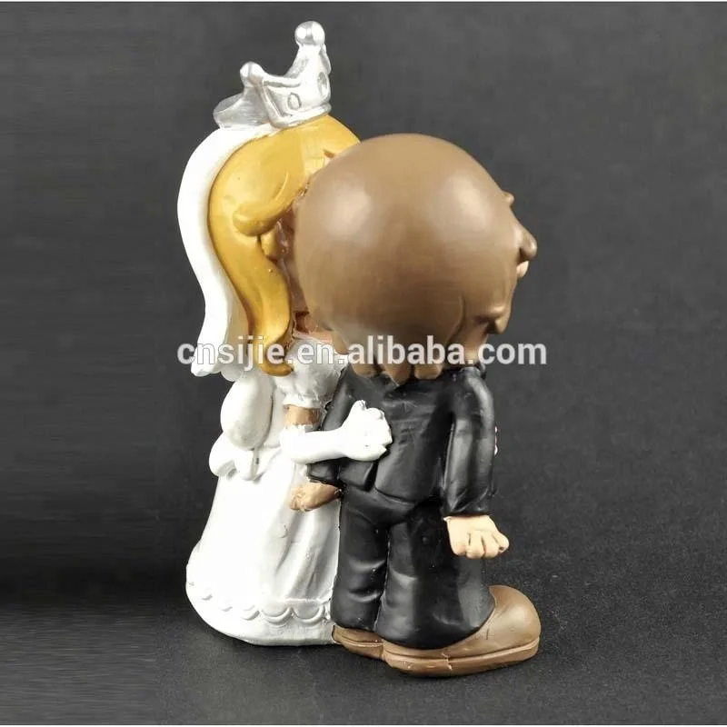 Полирезиновые Свадебные цветы и корона для жениха, свадебные фигурки невесты в наличии