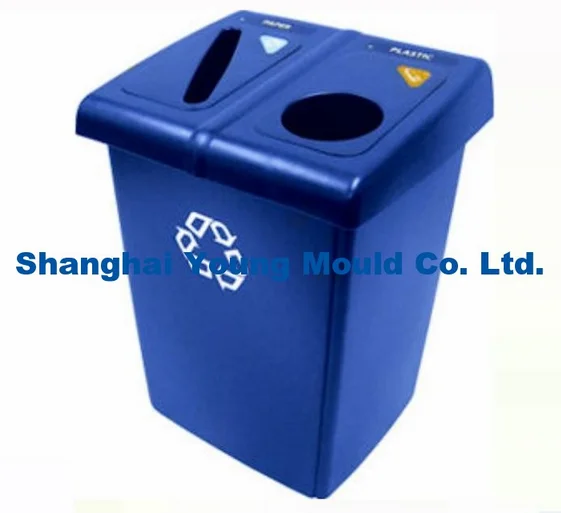 rotomolding dust bin moulds manufacture rotational waste bin moulds making OEM rotomolding trash can moulds and products making