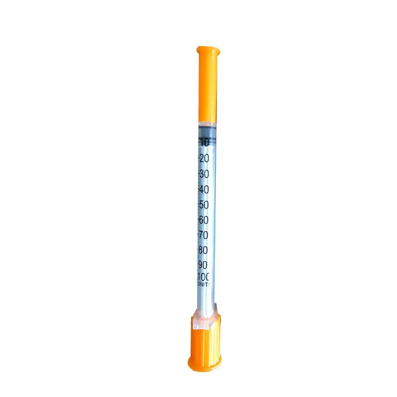Fine of high quality  the best quality orange cap insulin syringe