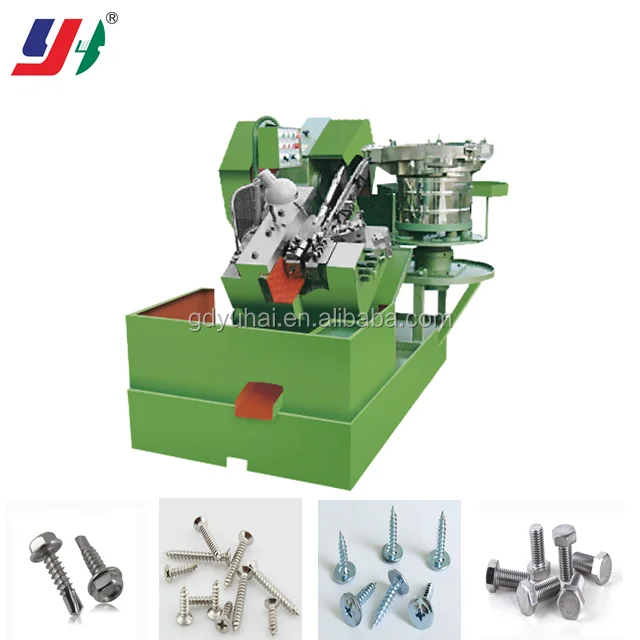 Automatic low noise threading rolling machine with gear box