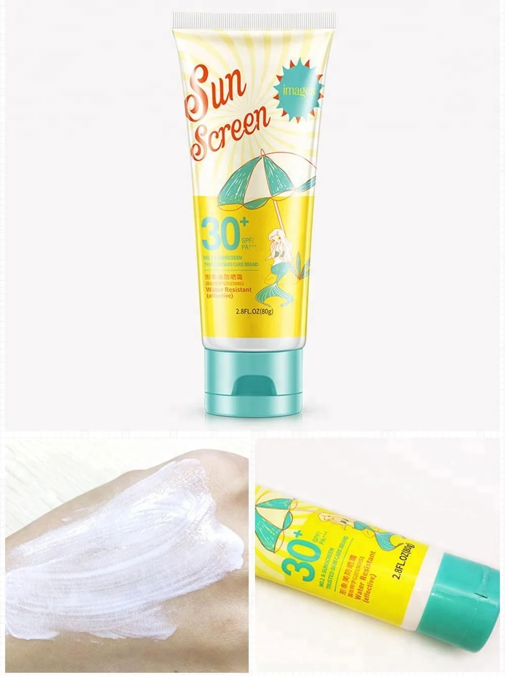 Лидер продаж, увлажняющий водонепроницаемый солнцезащитный крем с Spf 30