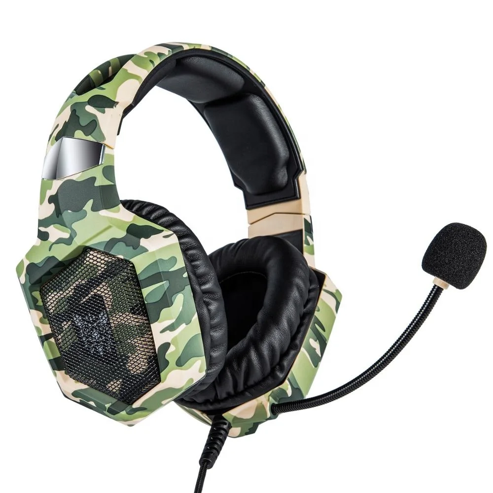 Fashion 3.5mm wired rgb stereo headphone gaming headset