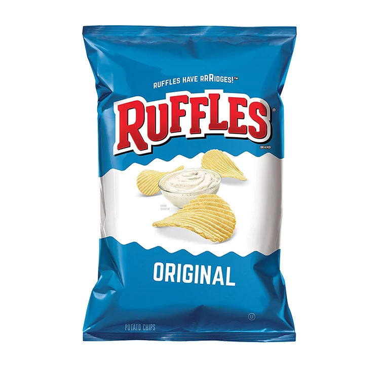 Wholesale Chips Packaging Bags Custom Logo Laminated Plastic Nuts Food Aluminium Foil Banana Chips Potatoes Chips Packing Bag