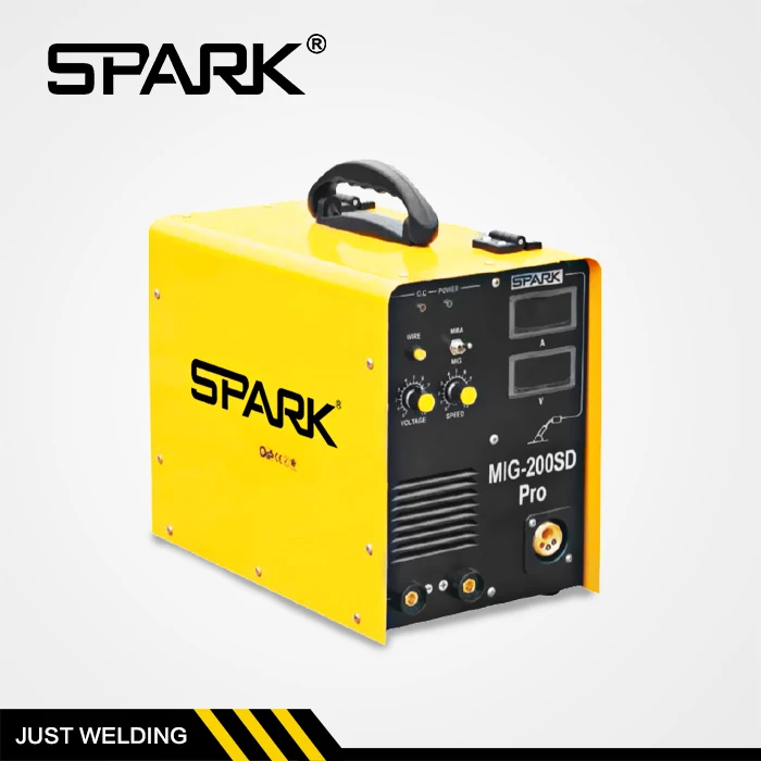 SPARK High quality super pulse mig 180 soldadora welder co2 mag welding machine price in india