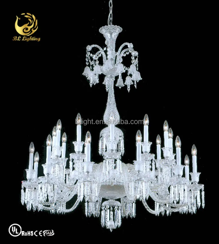 Modern french style baccarat chandelier classic baccarat style 24lights