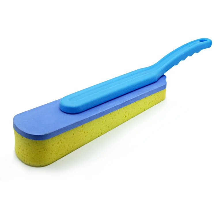 Long handle car cleaning pu sponge with handle