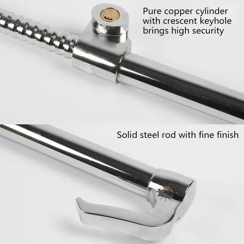 CQ-2003 Multifunctional steering wheel lock and pedal lock for car interior security