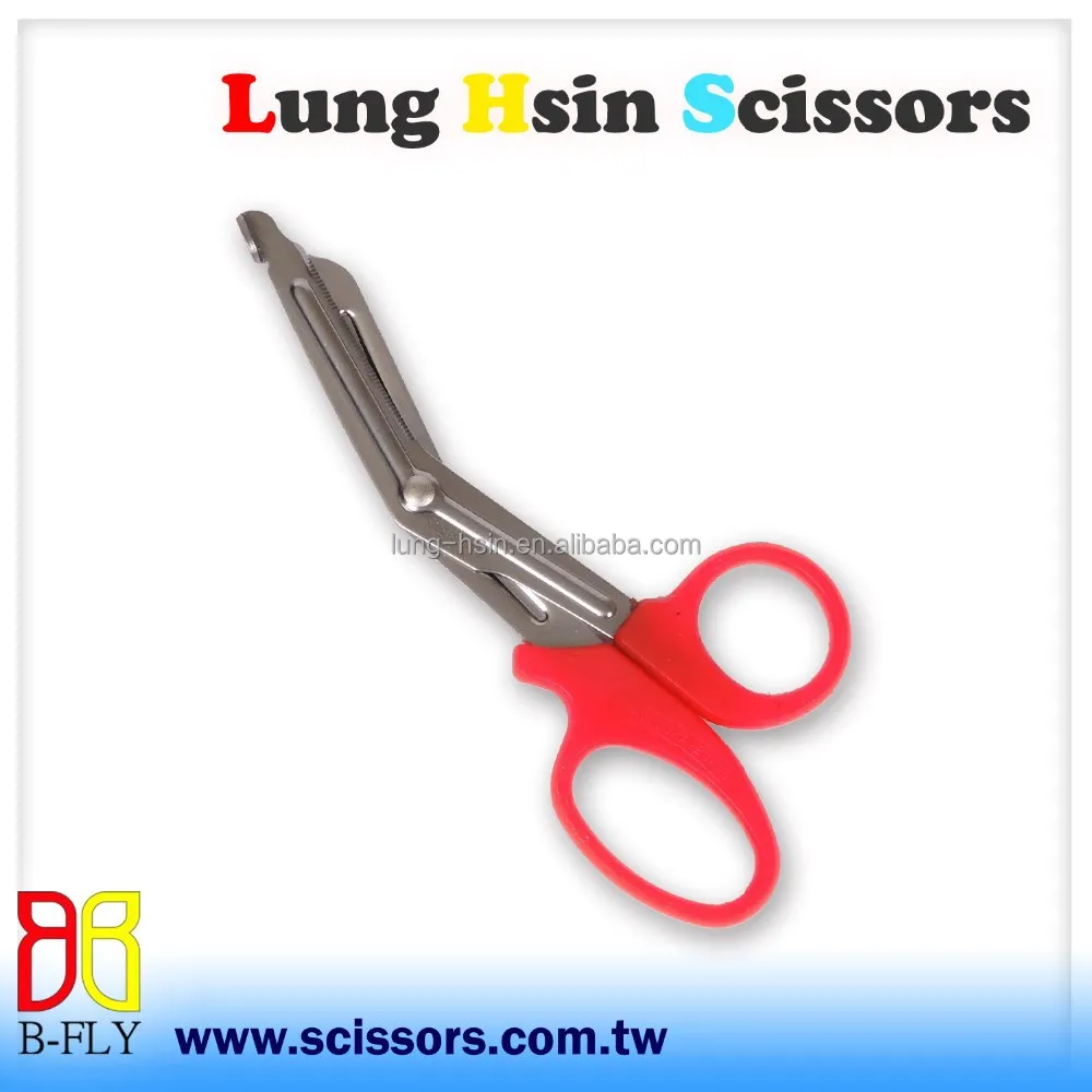 
Taiwan made quality autoclaved scissor for medical trauma bandage scissors 