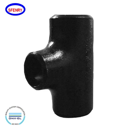 Sfenry Carbon Steel ASTM A234WPB Pipe Tube Connector SCH40 SCH80 Equal Tube Tee Price