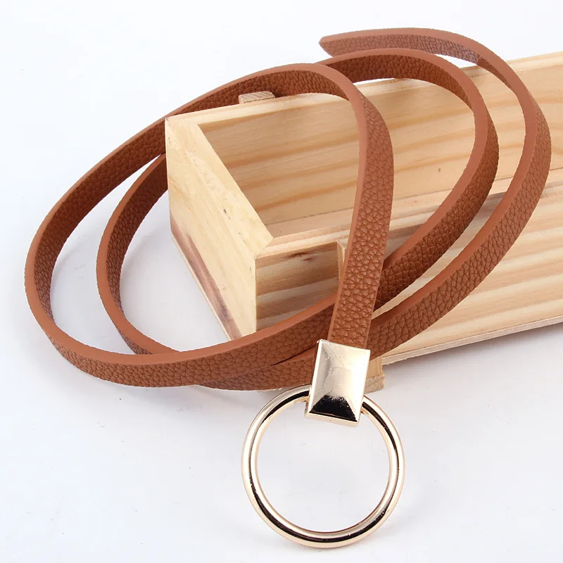 2019 New fashion style for woman belt PU dress women belt slim stylish belt stock