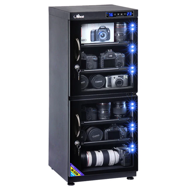 130L smart touch screen led display storage mobile camera lens waterproof  dry box