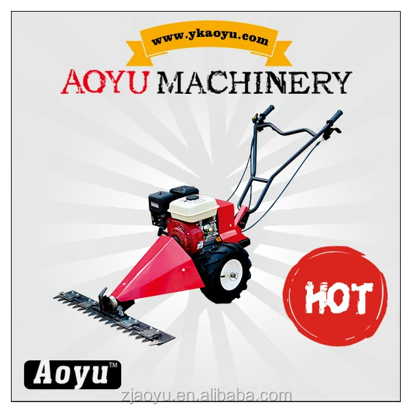 New 6.5HP Gasoline Scythe  Lawn mower manual hand push price