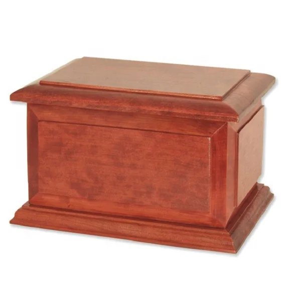 American style pet cremation urns factory customize wood urns
