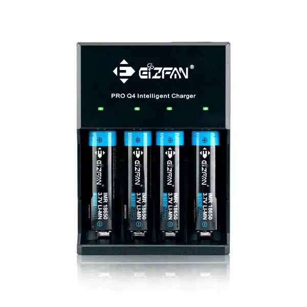 Популярное, лидер продаж, интеллектуальное зарядное устройство Efan Pro Q4 4 bay